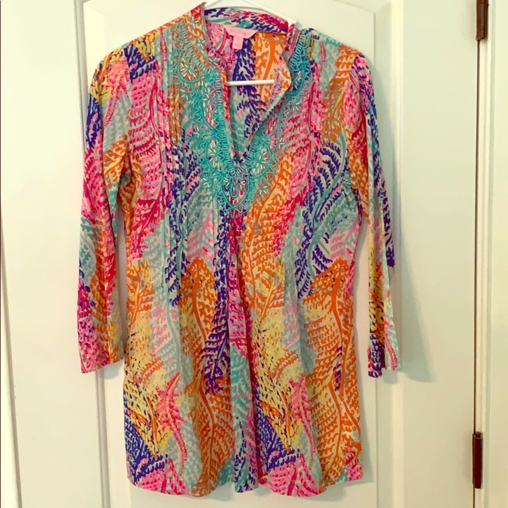 Lilly Pulitzer Sarasota Tunic in Electric Feel
